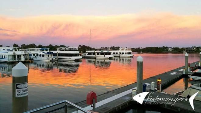 A picturesque scene from Fishmongers on Coomera River, where fresh food, great coffee are matched by great service - Gold Coast Marine Expo © Gold Coast International Marine Expo